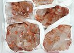 Lot: Natural, Red Quartz Crystal Clusters - Pieces #101525-1